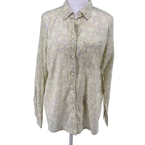 J.Crew Classic Fit Button-Down Shirt | Re-Imagined Floral Print |100% Cotton S - Picture 1 of 14